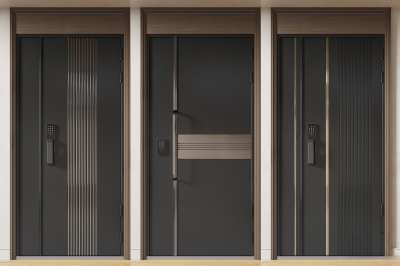 现代入户门3D模型下载